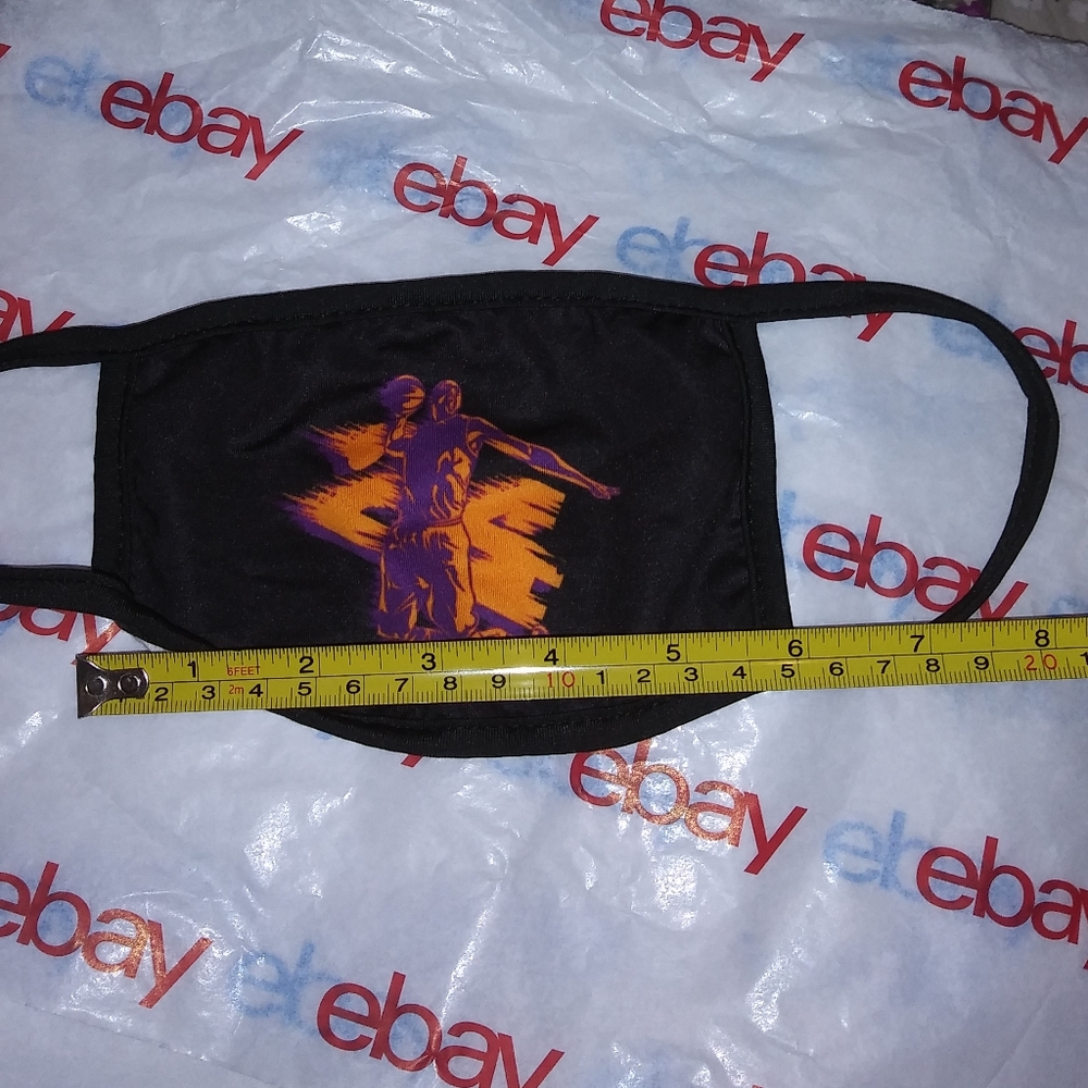 CLOTH Kobe BRYANT Jump LOGO Face Mask Facemask - Picture 4 of 7